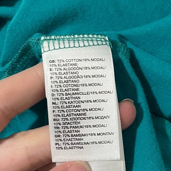 The North Face Teal Blue Printed Maxi Dress Size Small Outdoor Travel Granola - Picture 5 of 6